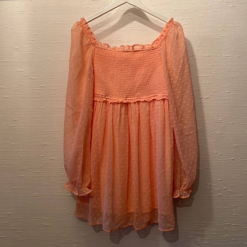 Mini pink dress